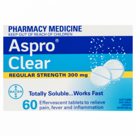 Aspro Clear 60 Tablets - 9310041901367 are sold at Cincotta Discount Chemist. Buy online or shop in-store.