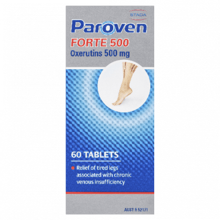 Paroven Forte 500mg 60 Tablets - 9310130860667 are sold at Cincotta Discount Chemist. Buy online or shop in-store.