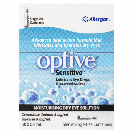 Optive Sensitive Ud Eye Drops 30X0.4mL - 9315195934162 are sold at Cincotta Discount Chemist. Buy online or shop in-store.