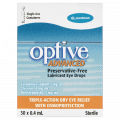 Optive Advanced Lubricant Eye Drops 30 x 0.4mL