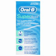 Oral B Dental Floss Super Floss 50 pk - 300410825522 are sold at Cincotta Discount Chemist. Buy online or shop in-store.