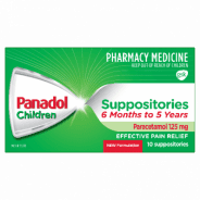 Panadol Children Suppository 125mg 10 pack - 9300673856623 are sold at Cincotta Discount Chemist. Buy online or shop in-store.