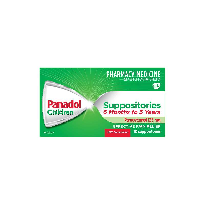 Panadol Children Suppository 125mg 10 pack - 9300673856623 are sold at Cincotta Discount Chemist. Buy online or shop in-store.