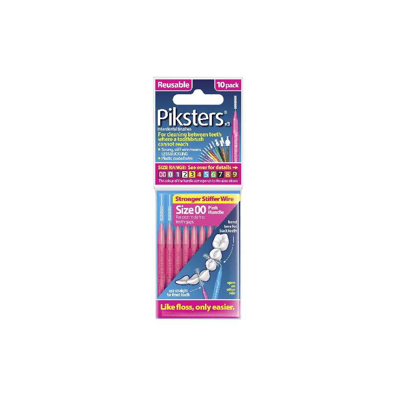 Piksters Size 00 Pink 10 pack - 9336628002036 are sold at Cincotta Discount Chemist. Buy online or shop in-store.