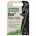 Piksters Eco Floss Pick Charcoal 30 pack