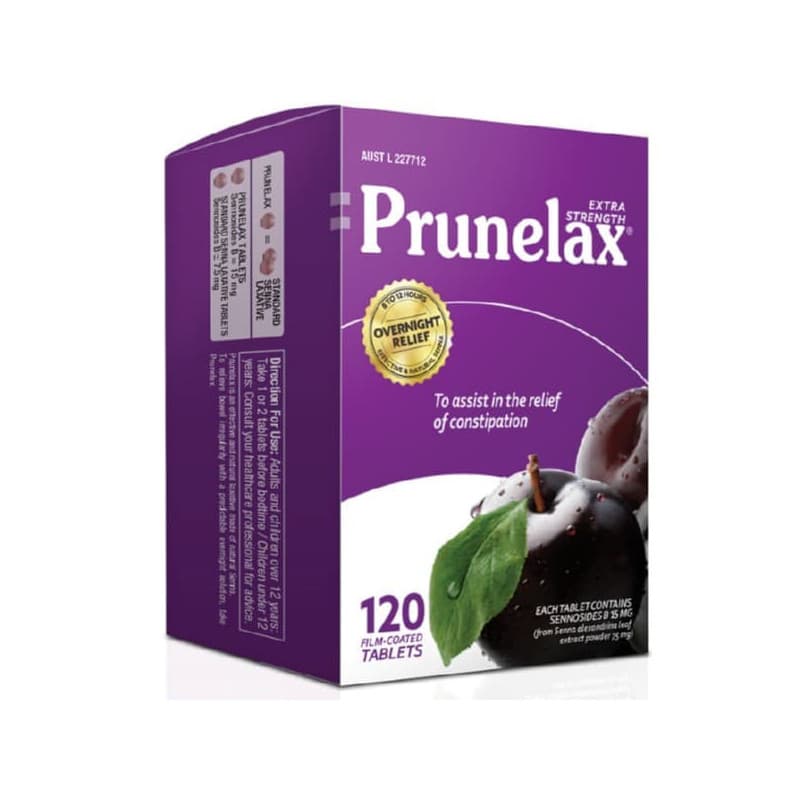 Buy Prunelax Extra Strength Laxative 120 Tablets online at Cincotta