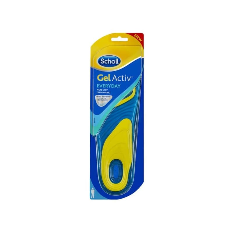 Scholl Gel Activ Insole Everyday Men - 5052197038002 are sold at Cincotta Discount Chemist. Buy online or shop in-store.