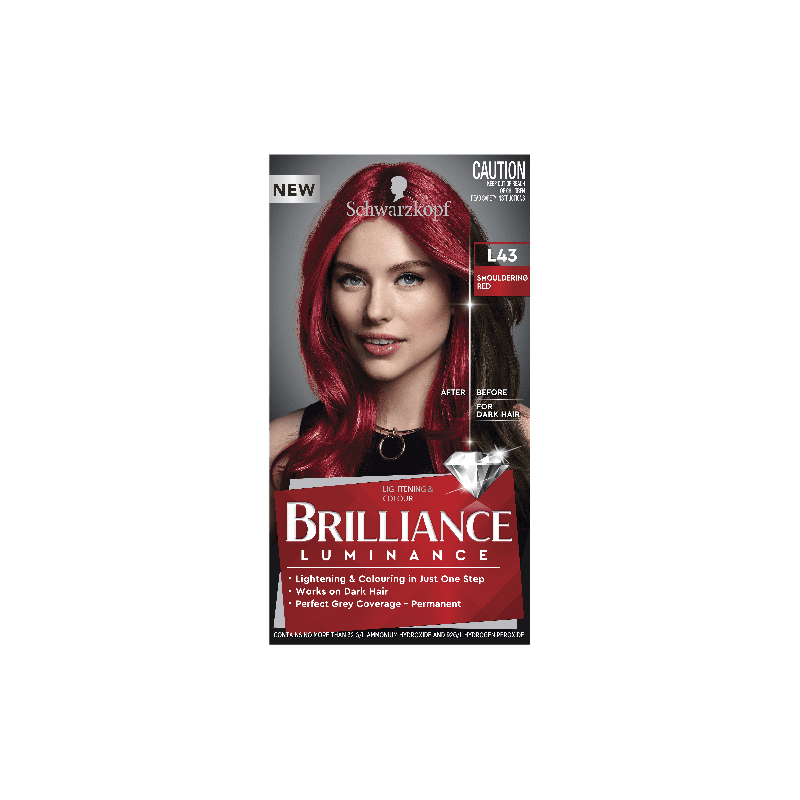 Schwarzkopf Brilliance L43 Smouldering Red - 9310714225974 are sold at Cincotta Discount Chemist. Buy online or shop in-store.