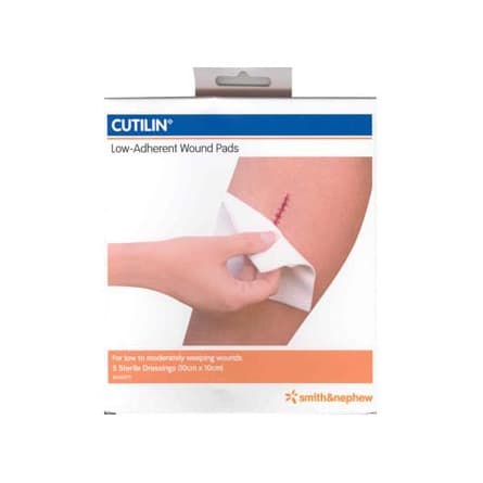 Cutilin N-S Wound Pad 10cm x 10cm 5 pack - 9330169002449 are sold at Cincotta Discount Chemist. Buy online or shop in-store.