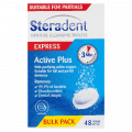 Steradent Denture Cleanser Active Plus Tablets 48