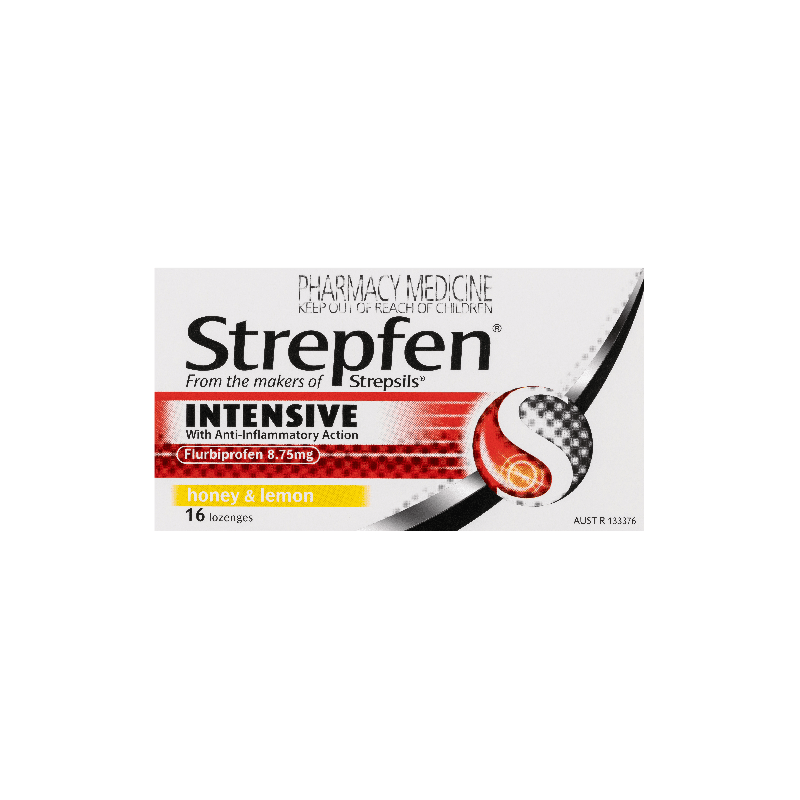 Strepfen Intensive Honey and Lemon -16 Lozenges - 93711777 are sold at Cincotta Discount Chemist. Buy online or shop in-store.