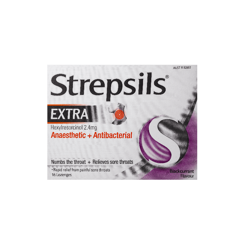 Strepsils Loz Blackcurrent Extra 16 - 9300711581036 are sold at Cincotta Discount Chemist. Buy online or shop in-store.