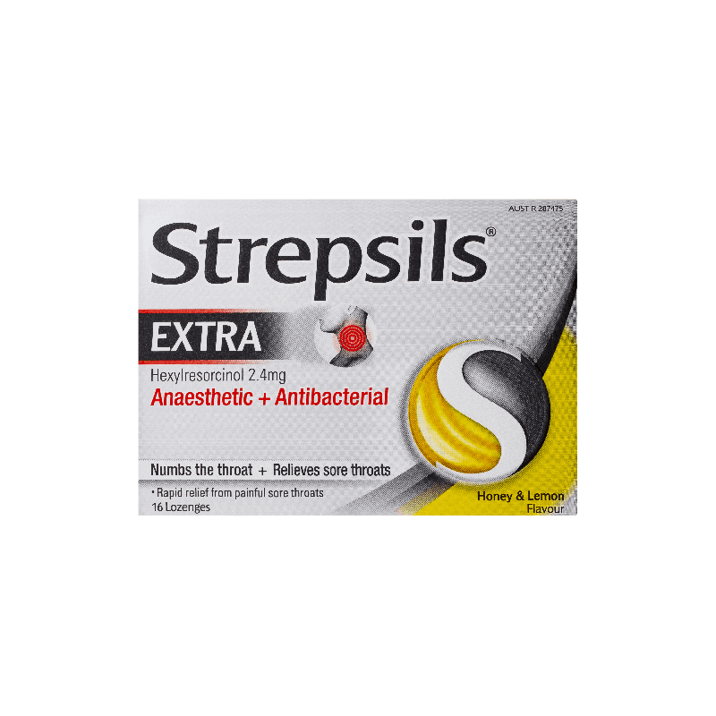 Strepsils Loz Honey & Lemon Extra 16 - 9300711650466 are sold at Cincotta Discount Chemist. Buy online or shop in-store.