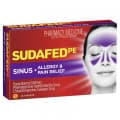 Sudafed PE Sinus Allergy & Pain Tablets 24