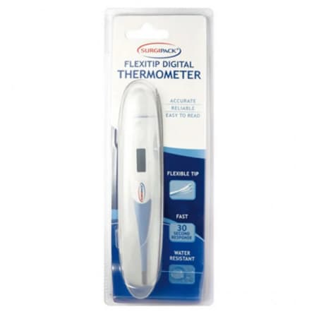 Surgipack Clear Tip Digital Thermometer - 9313776063485 are sold at Cincotta Discount Chemist. Buy online or shop in-store.