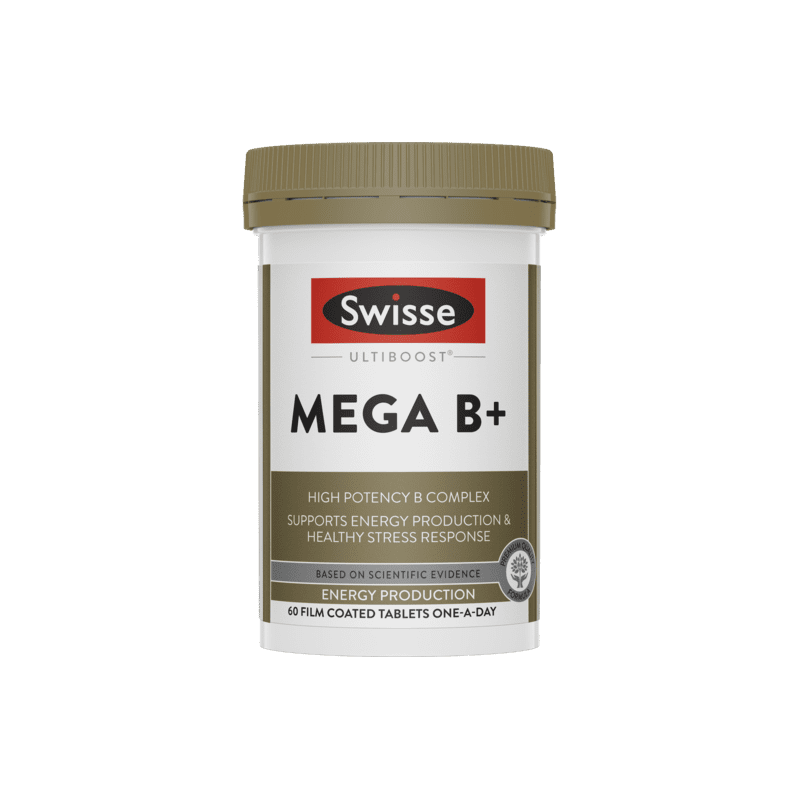 Swisse Ultiboost Mega B+ 60 Tablets - 9311770591676 are sold at Cincotta Discount Chemist. Buy online or shop in-store.