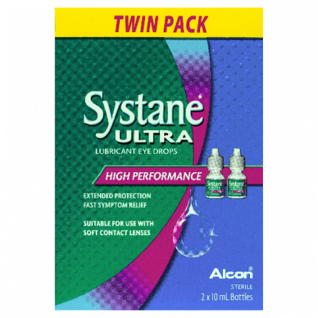Buy Systane Ultra Twin pack 2 x 10mL online at Cincotta