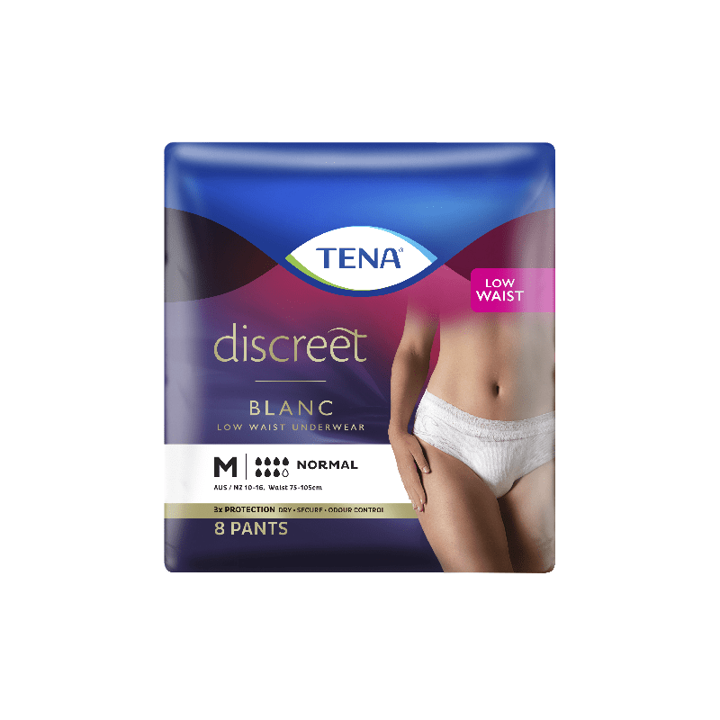 Buy Tena Pant Discreet Super Large Coloured 8 Pack Online at Chemist  Warehouse®