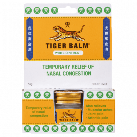 Tiger Balm White Regular 18G - 8888650403080 are sold at Cincotta Discount Chemist. Buy online or shop in-store.