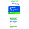 Pharmacy Choice Paracetamol Children Syrup 1-5Yrs 200mL