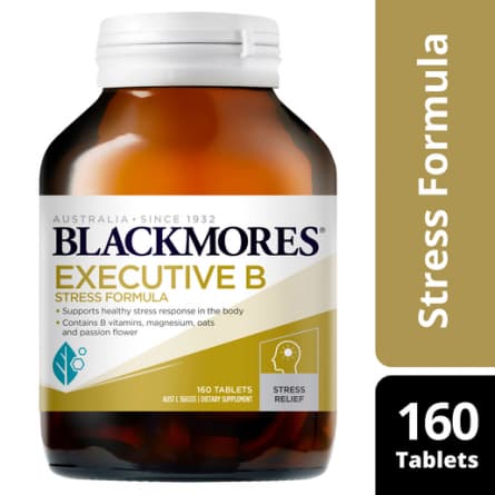 Buy Blackmores Executive B Stress Formula 160 Tablets At Cincotta