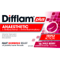 Difflam Plus Sore Throat Lozenge Plus Anaesthetic Berry 16 Lozenges