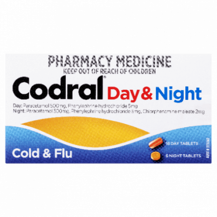 Codral PE Day and Night  24 Tablets pk - 9300607180466 are sold at Cincotta Discount Chemist. Buy online or shop in-store.