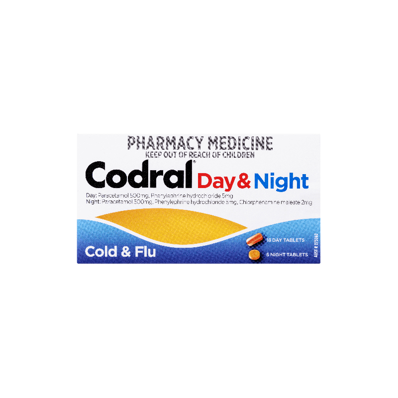 Codral PE Day and Night  24 Tablets pk - 9300607180466 are sold at Cincotta Discount Chemist. Buy online or shop in-store.