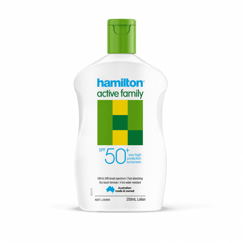 hamilton active family sunscreen