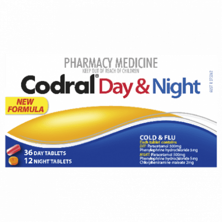 Codral Day and Night PE 48 Tablets - 9300607180510 are sold at Cincotta Discount Chemist. Buy online or shop in-store.