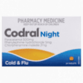 Codral Nightime Pe ColdandFlu 24 Tablets