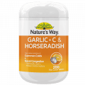 Natures Way Garlic + C & Horseradish Tablets 200