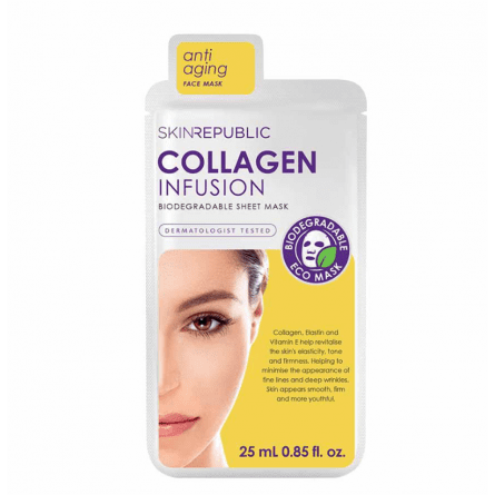 Skin Republic Collagen Infusion Mask 25mL - 8809313490971 are sold at Cincotta Discount Chemist. Buy online or shop in-store.