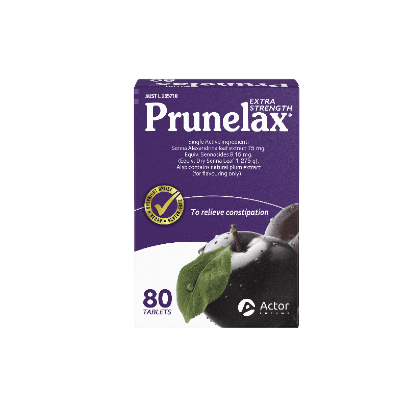 Buy Prunelax Extra Strength Laxative 80 Tablets Online At Cincotta