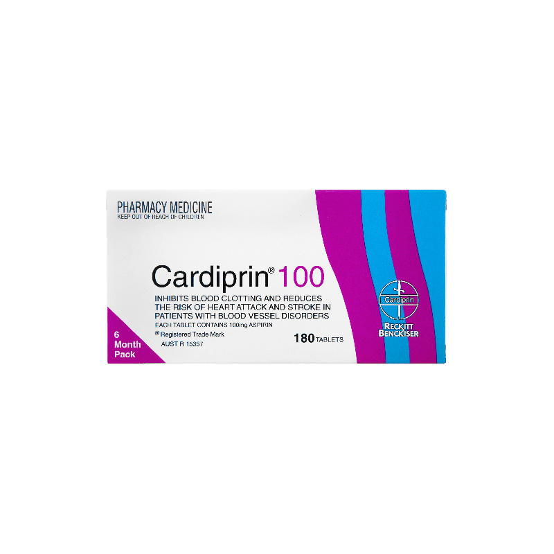 Cardiprin 100mg 180 Tablets - 9300631927525 are sold at Cincotta Discount Chemist. Buy online or shop in-store.