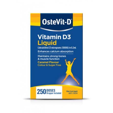 Ostevit-D Liquid 30mL + 20mL Bonus pack - 9313501055167 are sold at Cincotta Discount Chemist. Buy online or shop in-store.