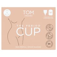 Buy TOM Organic The Period Cup Size 2 + Convenient Microwavable Steriliser  Case Online at Chemist Warehouse®