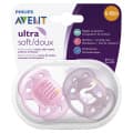 Avent Ultra Soft Soother 6-18+mths 2pk