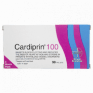 Cardiprin 100mg 90 Tablets - 9300631015185 are sold at Cincotta Discount Chemist. Buy online or shop in-store.