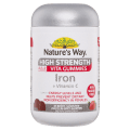 Natures Way High Strength Iron + Vitamin C Gummies 65