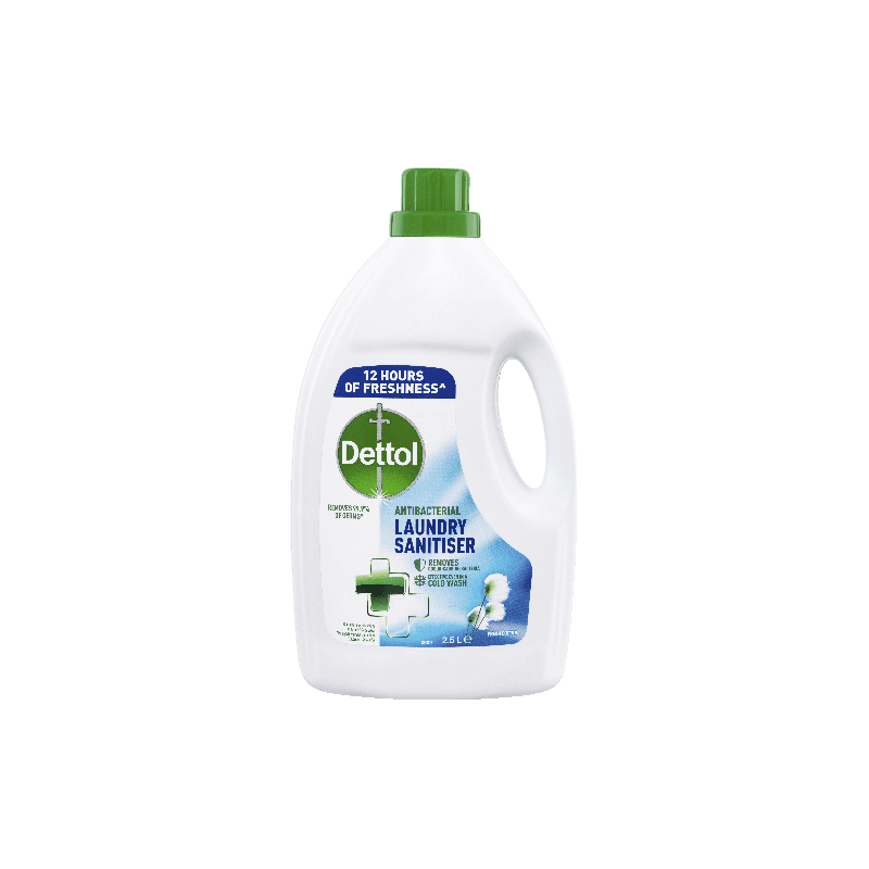 Buy Dettol AntiBac Laundry Sanitiser Fresh Cotton 2.5L online at Cincotta Discount Chemist