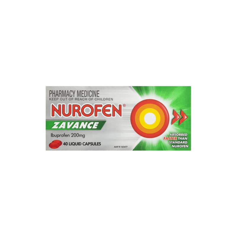 Nurofen Zavance Liquid Capsule 200mg 40 - 9300711215283 are sold at Cincotta Discount Chemist. Buy online or shop in-store.