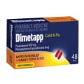 Dimetapp PE Cold and Flu Tablets 48pk