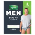 Depend Underwear Realfit Male Large 8 pack