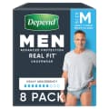 Depend Underwear Realfit Male Medium 8 pack