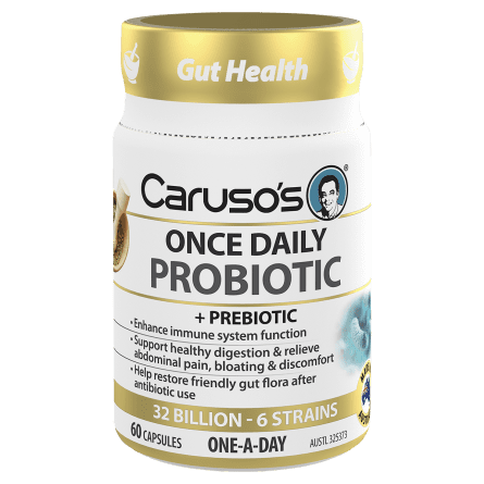 Buy Carusos Probiotic Once Daily Capsules 60 online at Cincotta