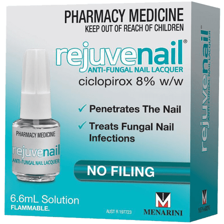 Buy Rejuvenail Anti Fungal Nail Lacquer Bottle 6.6mL At Cincotta