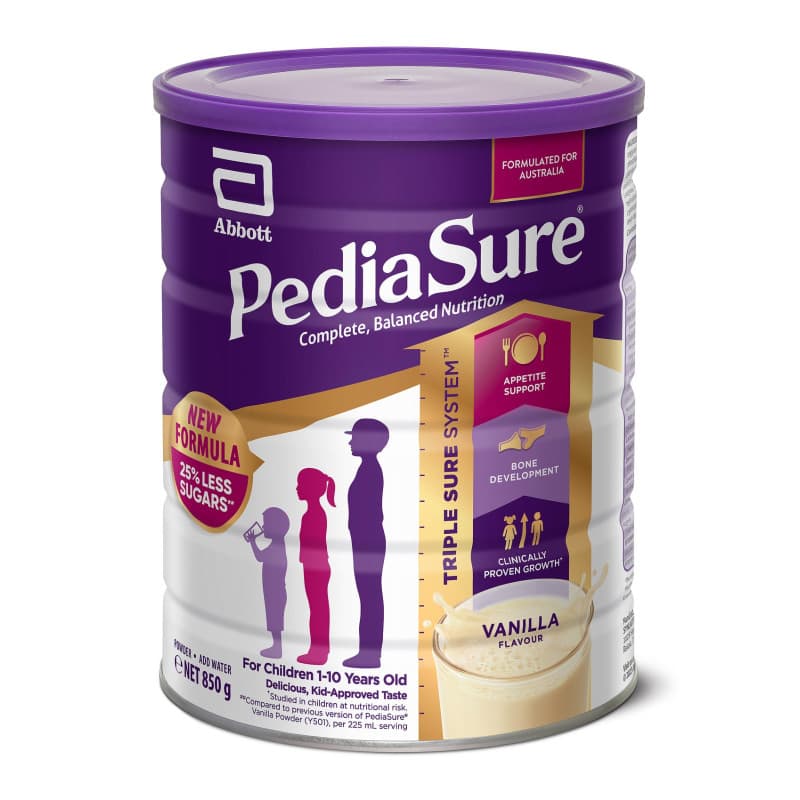 Pediasure Powder Vanilla 850g - 8710428011862 are sold at Cincotta Discount Chemist. Buy online or shop in-store.