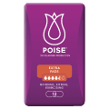 Poise Extra Absorbency Pads 4.5D Moderate 12 pack