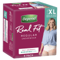 Depend Underwear Realfit Female Extra Large 8 pack